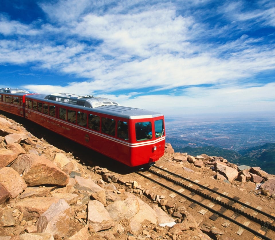 Ride to Pikes Peak The Broadmoor Manitou & Pikes Peak Cog Railway